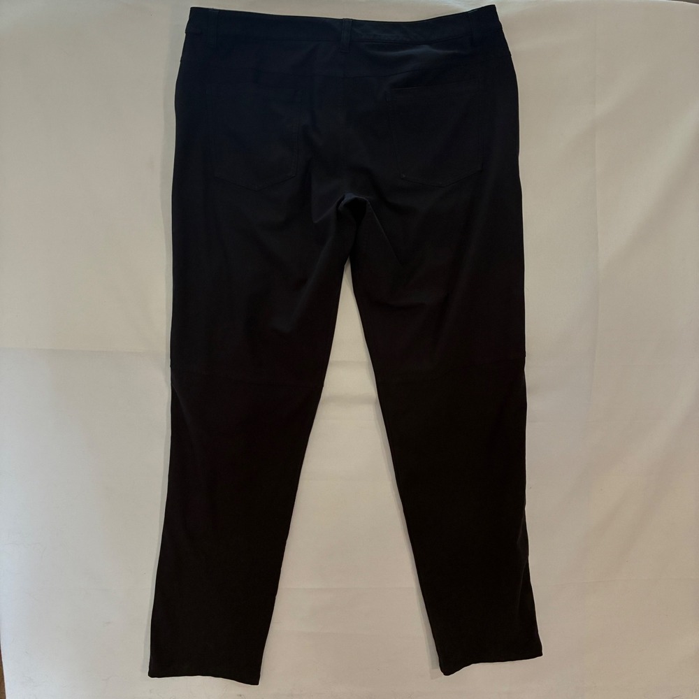 Lululemon Commission Pant Mens 36 Black Slim Fit Tech Chino Trousers - Picture 11 of 11